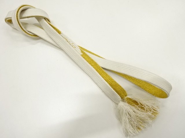 JAPANESE KIMONO / HAND-TIED OBIJIME CORD